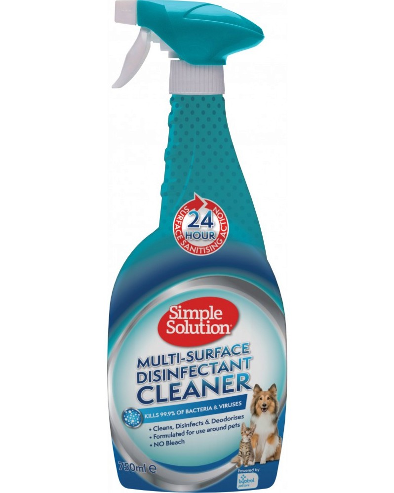    Simple Solution Multi Surface Disinfectan Cleaner - 750 ml  -  