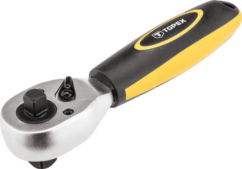 Двойна тресчотка 1/2" и 3/8" Topex CR-V Двойна тресчотка 1/2" и 3/8" Topex CR-V - Със 72 зъба -