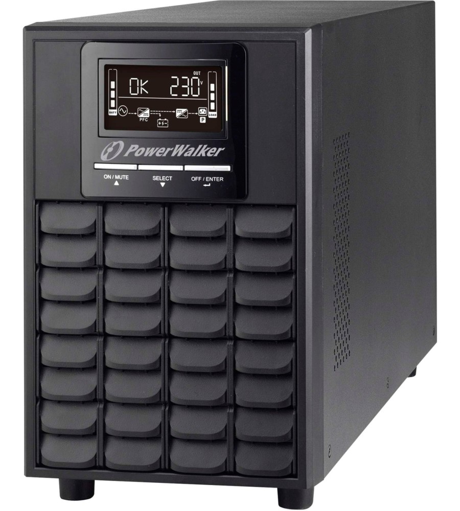    UPS PowerWalker VFI 1000 CG PF1 - 1000 VA, 1000 W PF 1.0, 3x 12V / 7Ah, 4x IEC C13 , 2x RJ-11/RJ-45 , RS-232, USB, OnLine - 