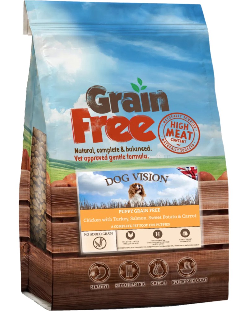           DOG VISION Grain Free Puppy - 2  6 kg,  , , ,    ,  0  12  - 