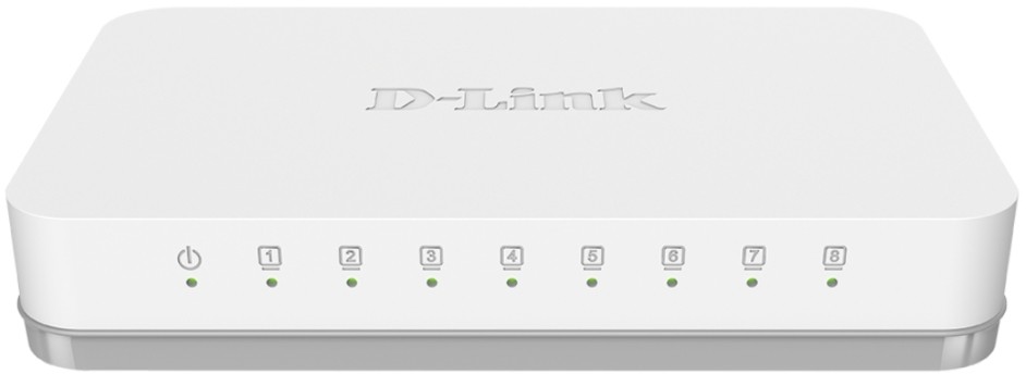 ���� D-Link GO-SW-8G - 8 �����, 1000 Mbps - 