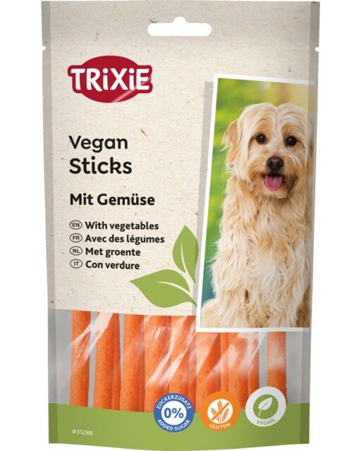 Веган пръчици за кучета Trixie Vegan Sticks Веган пръчици за кучета Trixie Vegan Sticks - 120 g, със зеленчуци - храна