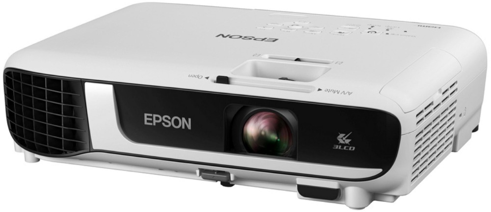   Epson EB-W51 - 3LCD, 1280 x 800, 4000 lumens, VGA, HDMI, Wi-Fi, Speaker 2 W - 