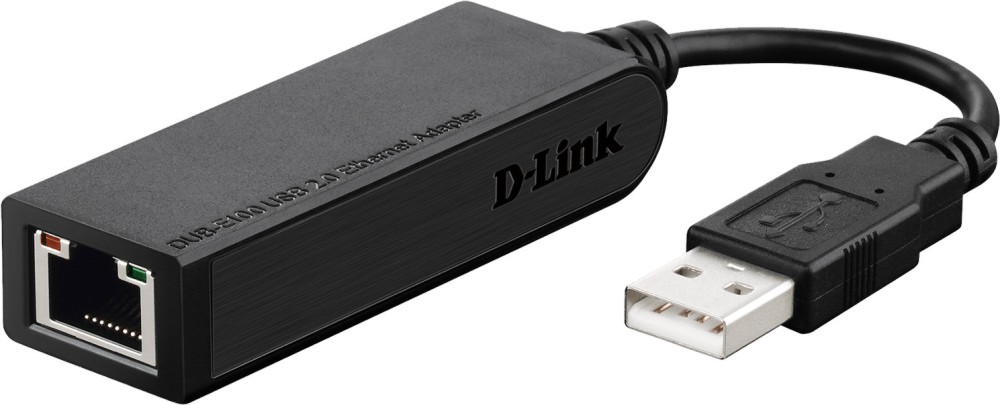  USB-A male  RJ45 female D-Link DUB-E100 - 