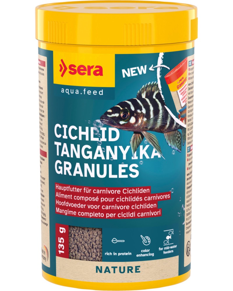    sera Cichlid Tanganyika Granules - 135 g,   Nature - 