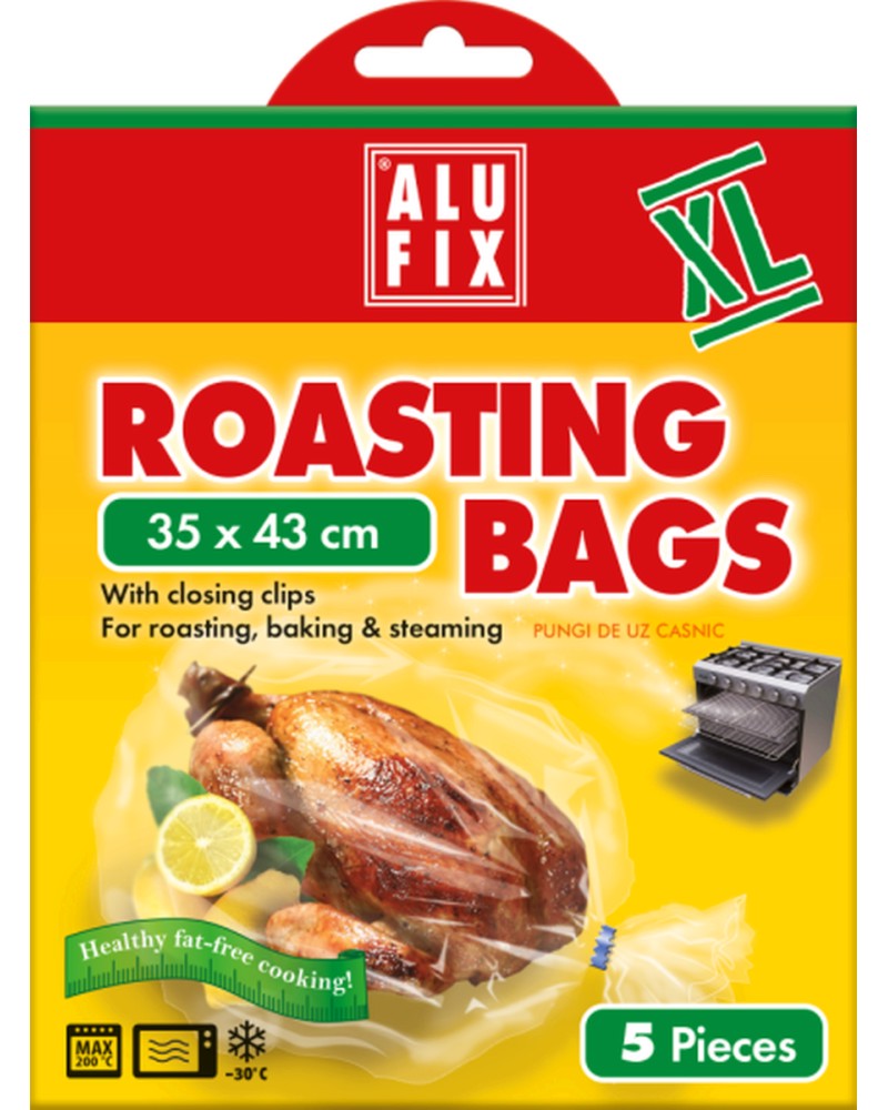 Пликове за печене ALUFIX XL Пликове за печене ALUFIX XL - 5 броя -