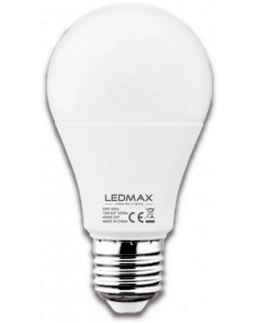 LED крушка LEDMAX Е27 12 W 4000K LED крушка LEDMAX Е27 12 W 4000K -