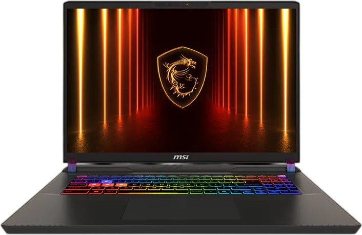 Лаптоп MSI Vector 17 HX AI A2XWIG Лаптоп MSI Vector 17 HX AI A2XWIG - Intel Core Ultra 9 275HX 2.7 GHz, 17'' IPS 2560 x 1600, 240 Hz, 64 GB RAM DDR5, 4 TB SSD, NVIDIA RTX 5080, Windows 11 Home -