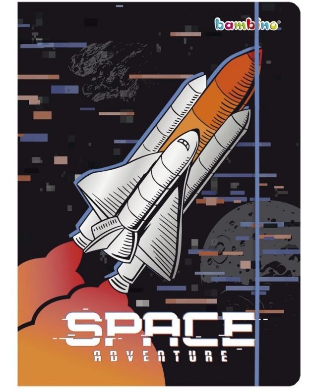 Папка с ластик St. Majewski Space Папка с ластик St. Majewski Space - За формат A4 на тема Космос -