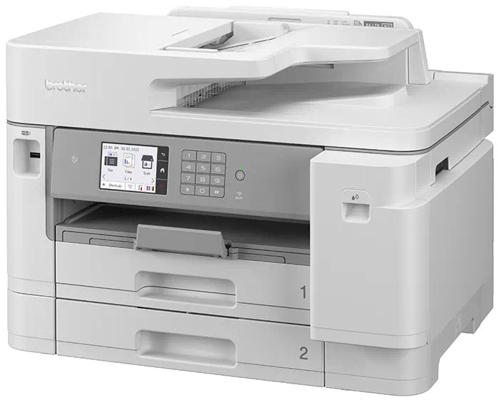 �������������� ����������������� ���������� Brother MFC-J5955DW - ������ ������� / ����� / ������ / ����, 1200 x 4800 dpi, 30 ipm, Wi-Fi, LAN, USB, �4, ADF - 