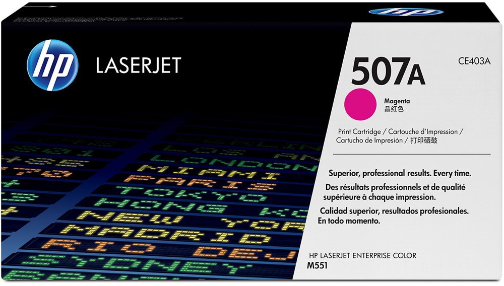 Тонер касета HP 507A Magenta Тонер касета HP 507A Magenta - 6000 страници -