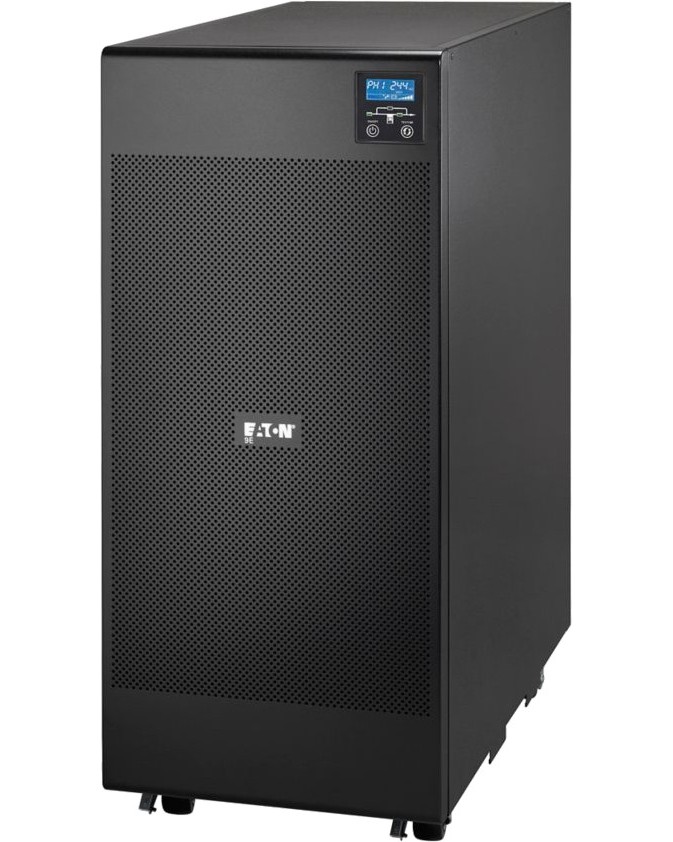 Непрекъсваемо токозахранващо устройство UPS Eaton 9E 15000i Непрекъсваемо токозахранващо устройство UPS Eaton 9E 15000i - 15000 VA, 12000 W, 1 x USB port, LCD дисплей, Line Interactive -