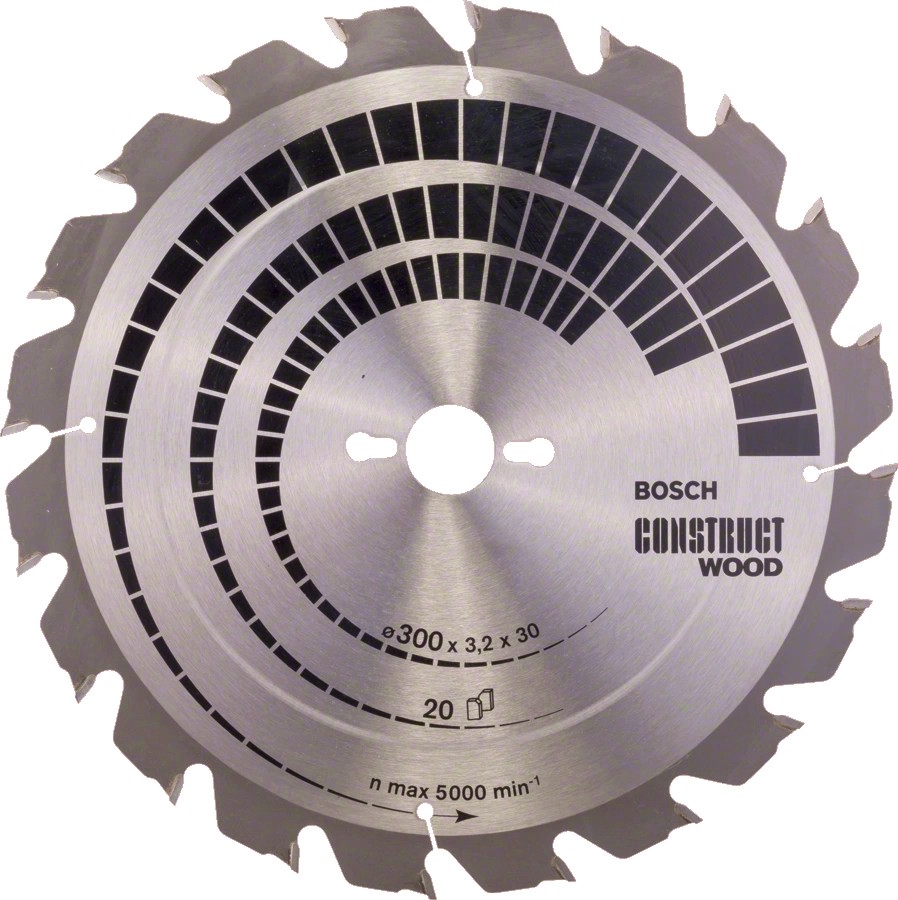     Bosch - ∅ 300 / 30 / 2.2 mm  20    Construct Wood - 