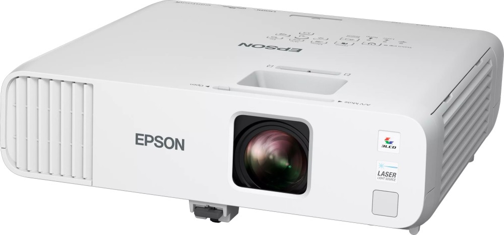 Мултимедиен проектор Epson EB-L260F Мултимедиен проектор Epson EB-L260F - 3LCD, 1920 x 1080, 4600 lumens, HDMI, VGA, RS-232C, USB, RJ45, Miracast, 1 x Speaker 16 W, дистанционно управление -