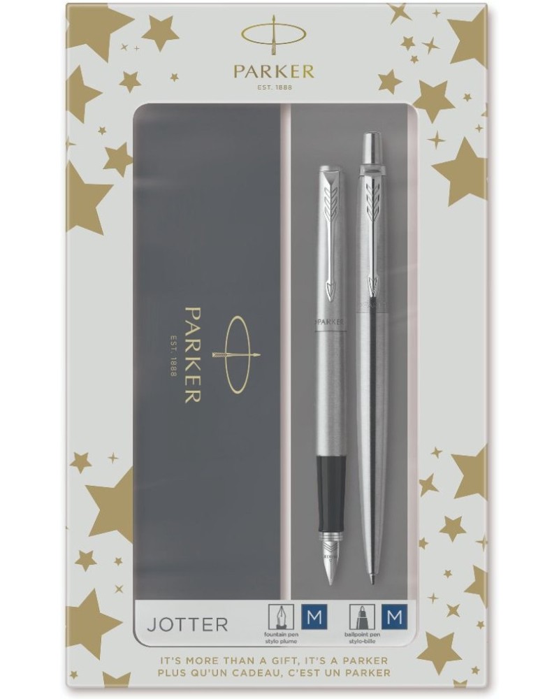 ��������� � ������� Parker Royal Stainless Steel CT - � ��������� ����� �� ���������� Jotter - 