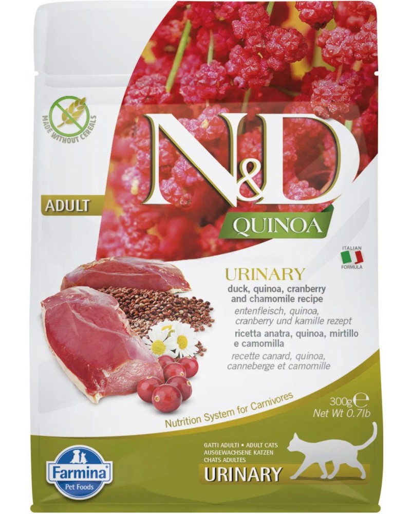          N&D Urinary - 0.3 ÷ 5 kg,  , ,    ,   Quinoa,    - 
