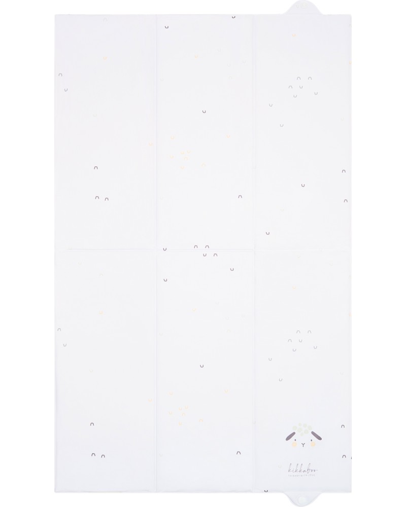 Сгъваема подложка за преповиване Kikka Boo Сгъваема подложка за преповиване Kikka Boo - 50 x 80 cm, от колекцията Sleepy Sheep - продукт