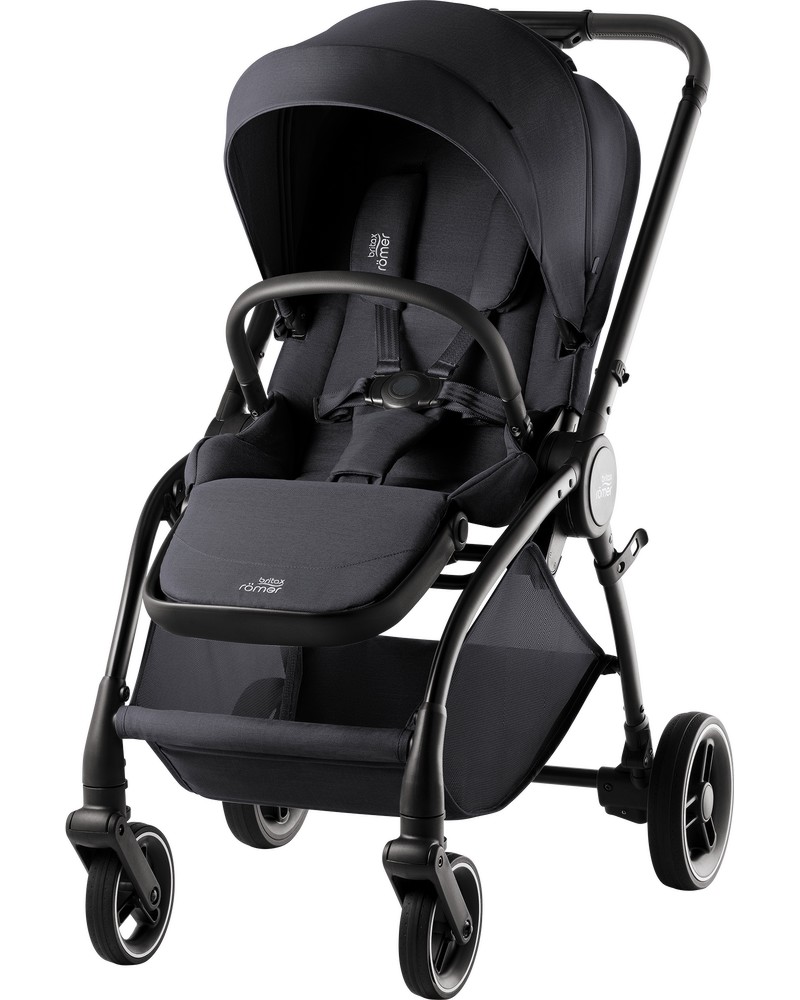 Комбинирана количка Britax Rio Style Комбинирана количка Britax Rio Style - С поставка за чаша и адаптери за кош - количка