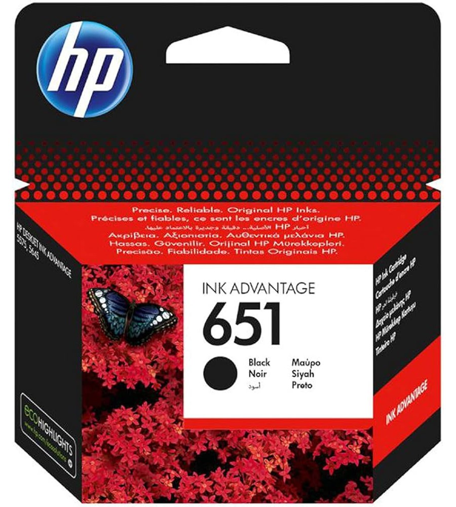      HP 651 Black - 600  - 