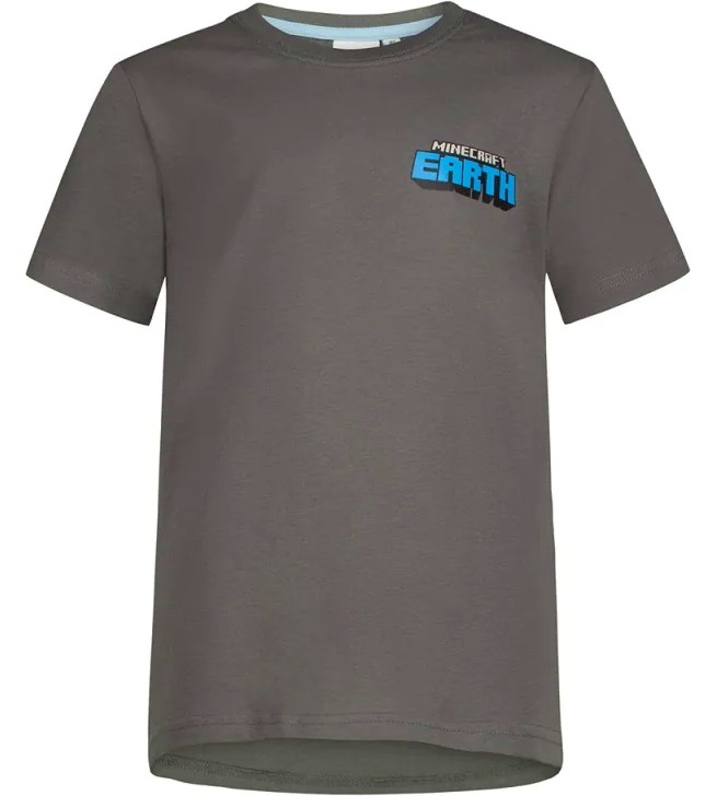 Детска тениска Еarth Gray Детска тениска Еarth Gray - 100% памук, на тема Minecraft - продукт