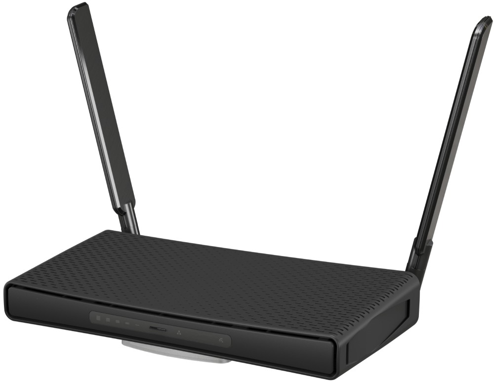 Безжичен Рутер MikroTik hAP ax3 Wi-Fi 6 Безжичен Рутер MikroTik hAP ax<sup>3</sup> Wi-Fi 6 - 2.4 GHz (574 Mbps), 5 GHz (1200 Mbps), 2 антени -
