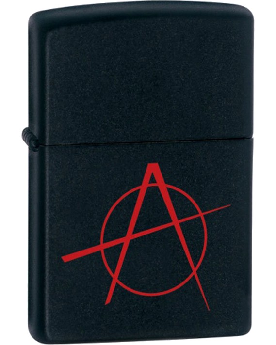 Ветроустойчива запалка Zippo Anarchy Symbol Ветроустойчива запалка Zippo Anarchy Symbol -