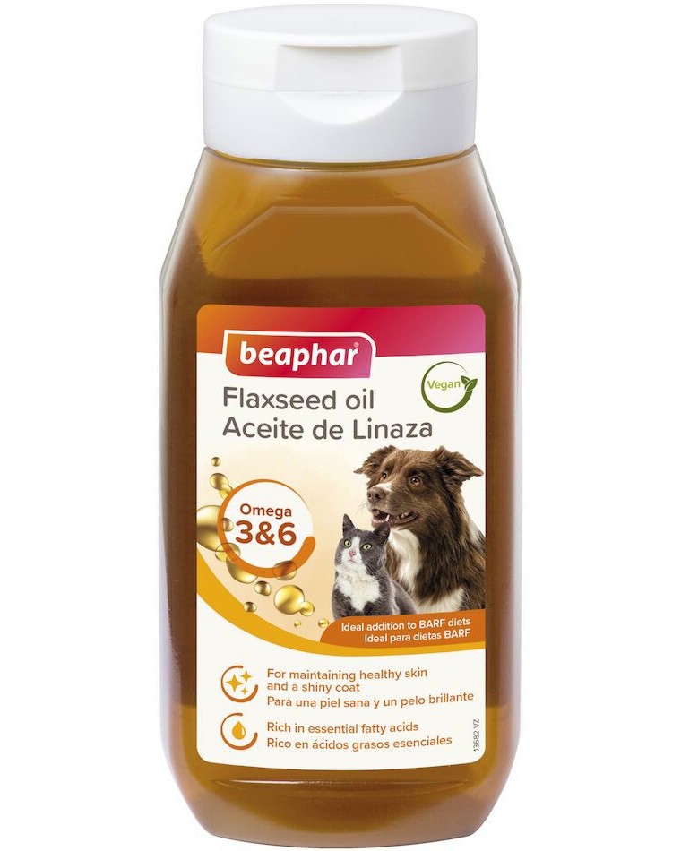         Beaphar Flaxseed Oil - 430 ml - 