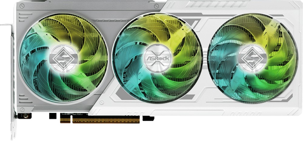 Видео карта ASRock Radeon RX 9070 XT Steel Legend Видео карта ASRock Radeon RX 9070 XT Steel Legend - 16 GB, GDDR6, 256 bit, Triple Fan -