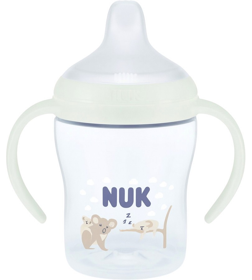 ������������� ����������� �� �������� ���� NUK Glow in the Dark - 150 ml, � ��� ���������, �� ������� Perfect Match, �� 6+ � - ����