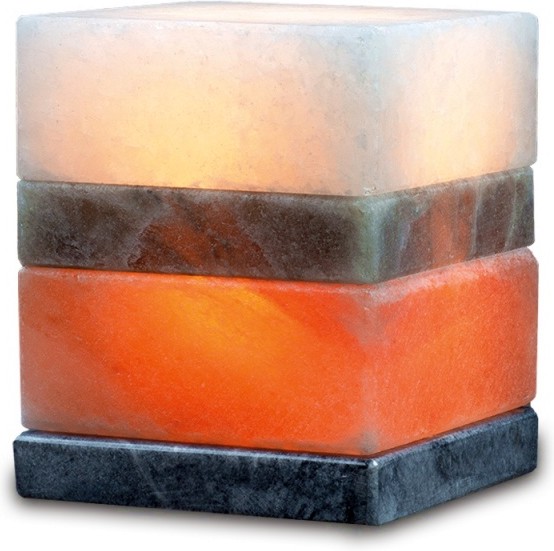 Лампа от хималайска сол тип трицветен куб Wagner Life Design Лампа от хималайска сол тип трицветен куб Wagner Life Design - С мраморна основа и приблизително тегло 5.4 kg от серията Himalaya Salt Dreams -