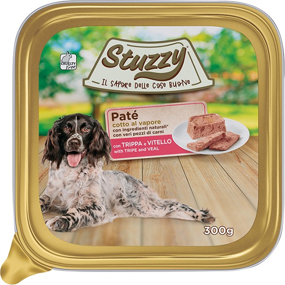 Пастет за кучета Stuzzy Adult Пастет за кучета Stuzzy Adult - 300 g, с шкембе и телешко, в зряла възраст - храна