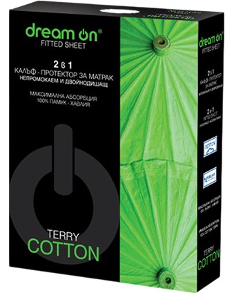   Dream On Terry Cotton -   80 x 190/200 ÷ 200 x 210/220 cm - 