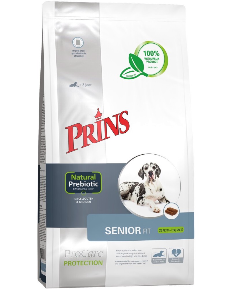 ��������� ���� ����� �� ������ Prins Senior Fit - 3 � 15 kg, �� ������� ProCare Protection, ��� 8 ������ - �����