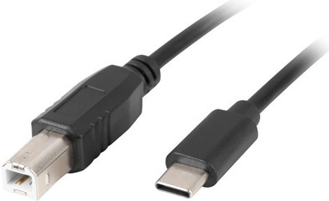  USB-C male  USB-B male Lanberg - 1.8 m - 
