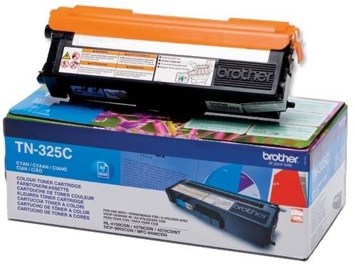 Тонер касета Brother TN-325 Cyan Тонер касета Brother TN-325 Cyan - 3500 страници -