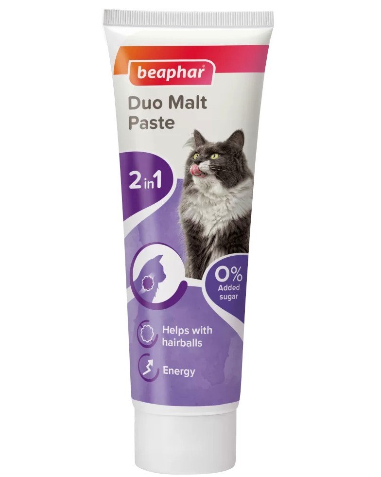 ����� �� ����� ������ ���������� �� ������� ����� 2 � 1 Beaphar Duo Malt Paste - 100 g, � ���� - �������