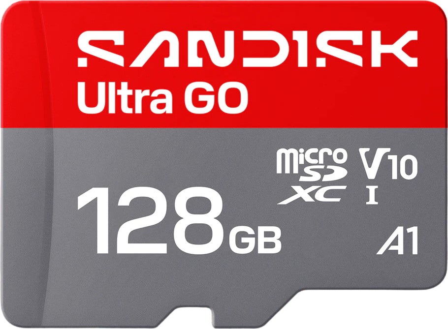 Micro SDXC карта памет 128 GB SanDisk Ultra GO Micro SDXC карта памет 128 GB SanDisk Ultra GO - Class 10, U1, V10, A1 -