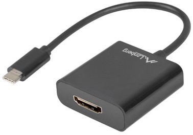 Адаптер USB-C male към HDMI female Lanberg Адаптер USB-C male към HDMI female Lanberg -