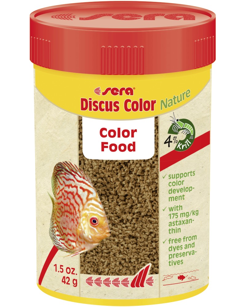      sera Discus Color - 42 g,   Nature - 