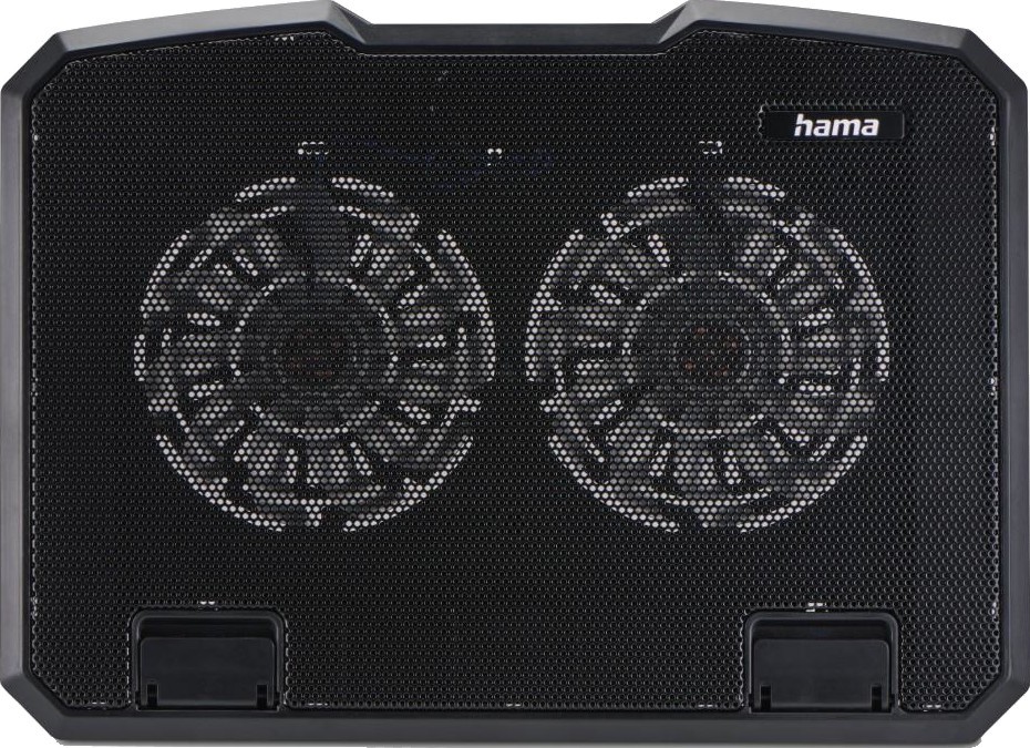 Охладител за лаптоп 13.3" - 15.6" Hama Black Metal Охладител за лаптоп 13.3" - 15.6" Hama Black Metal - С LED подсветка -