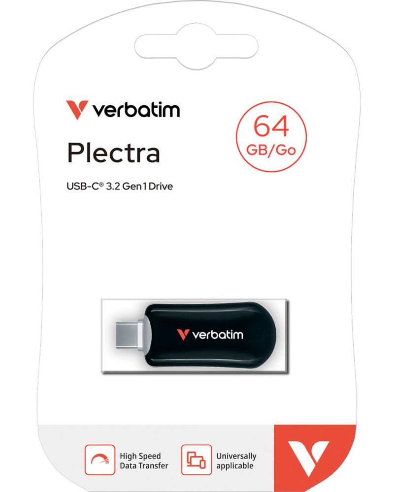 USB-C 3.2 Gen 1 ���� ����� Verbatim Plectra - 64 GB - 