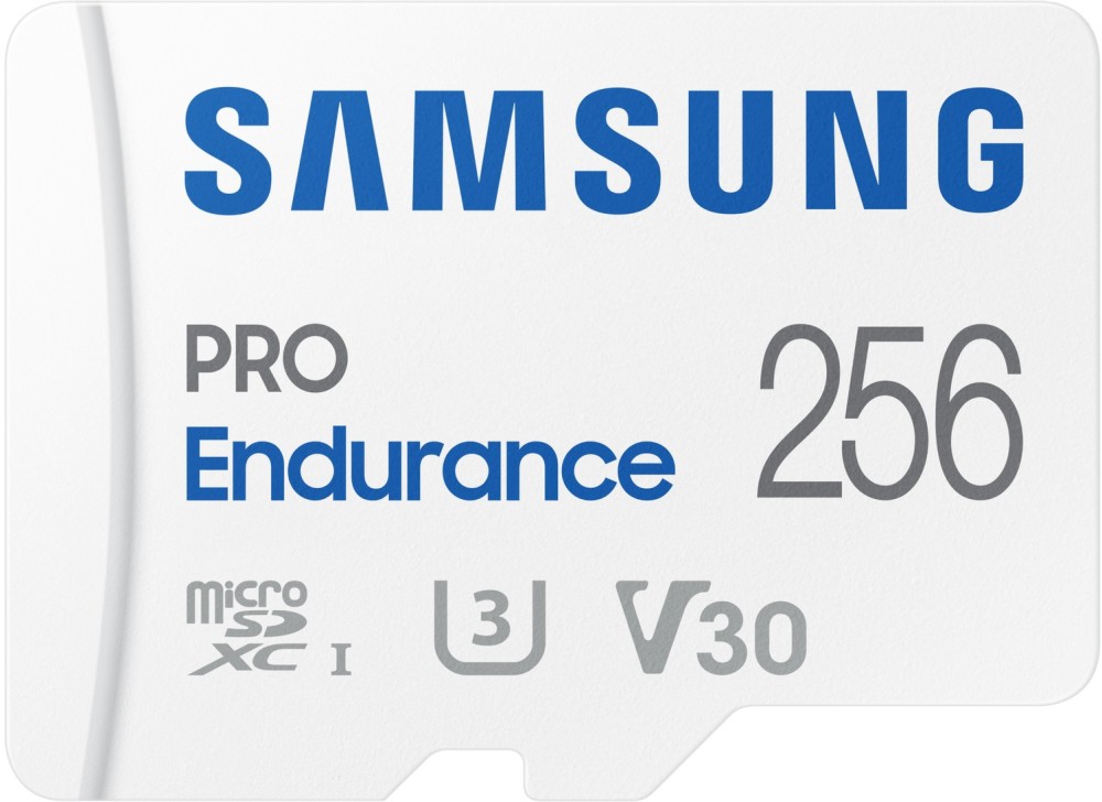 Micro SDXC карта памет 256 GB Samsung Pro Endurance Micro SDXC карта памет 256 GB Samsung Pro Endurance - Class 10, UHS-I, U3, V30 със SD адаптер -