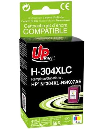 Касета с мастило за принтер UPrint H-304XL Color Касета с мастило за принтер UPrint H-304XL Color - 400 страници -