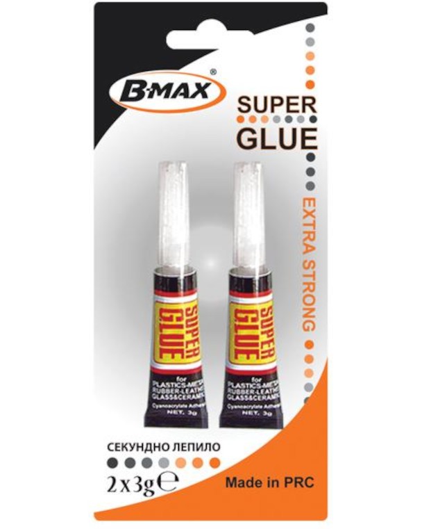 Секундно лепило B-Max Секундно лепило B-Max - 2 x 3 g -