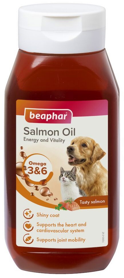 ����� �� ������ �� ������ � ����� Beaphar Salmon Oil - 430 ml - �������