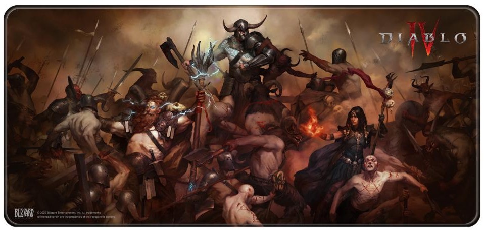 Гейминг подложка Blizzard Heroes Гейминг подложка Blizzard Heroes - 90 / 42 / 0.4 cm, на тема Diablo IV -