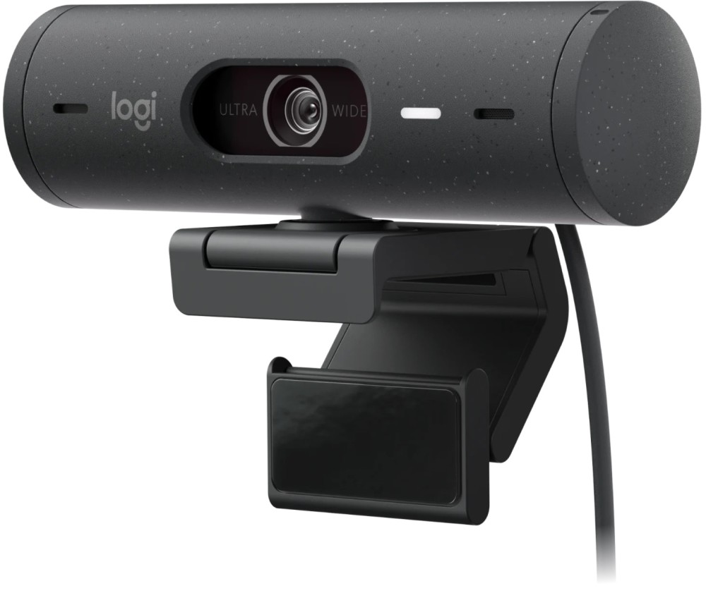 Уеб камера с микрофон Logitech Brio 505 Уеб камера с микрофон Logitech Brio 505 - 1080p, USB-C, 1.5 m кабел -