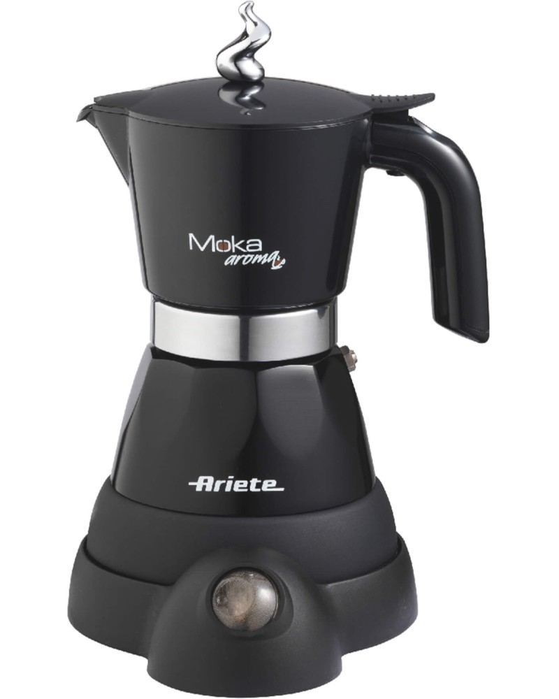 Електрическа кафеварка Ariete Moka Aroma Електрическа кафеварка Ariete Moka Aroma - За 2 или 4 чаши -