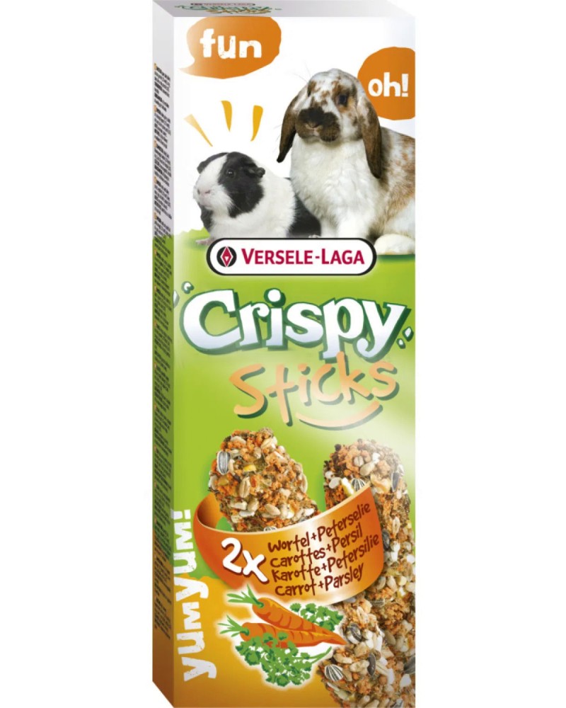        VERSELE LAGA Sticks Rabbits-Guinea Pigs - 2 x 55 g,    ,   Crispy - 