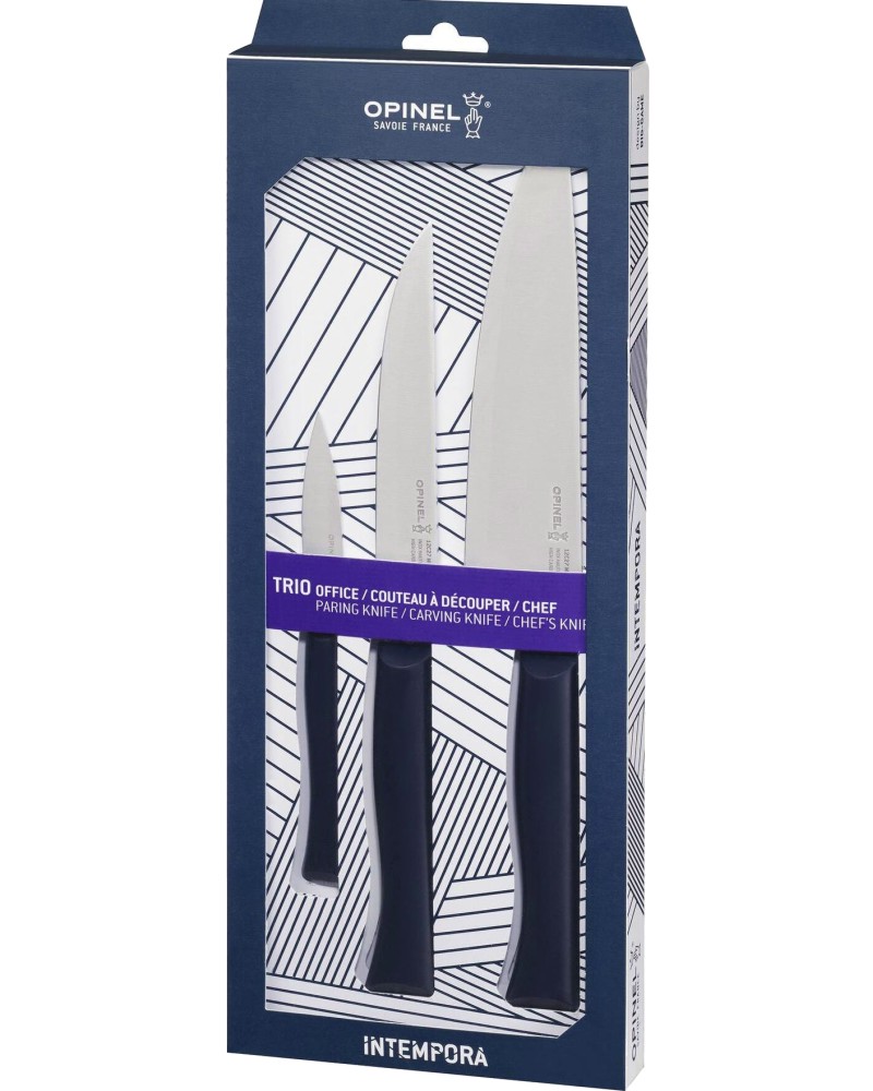 Кухненски ножове Opinel Trio Кухненски ножове Opinel Trio - 3 броя от серията Intempora -